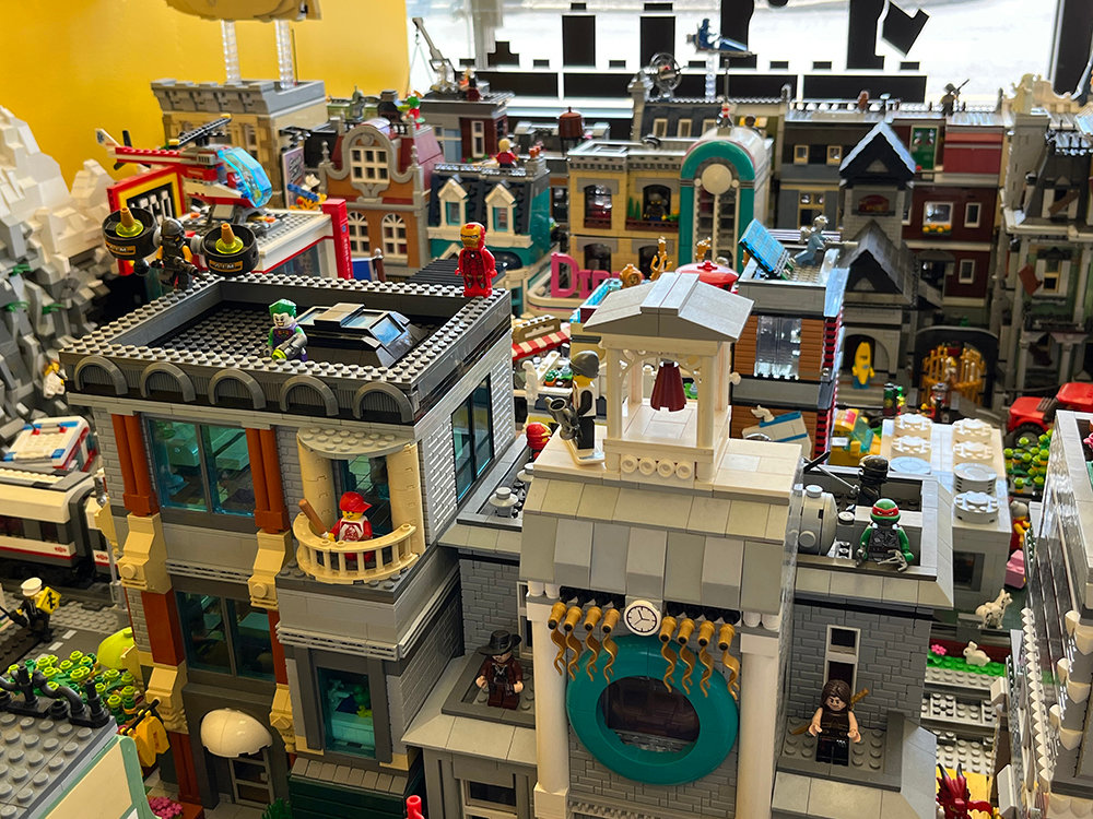 Shawn’s own LEGO city.