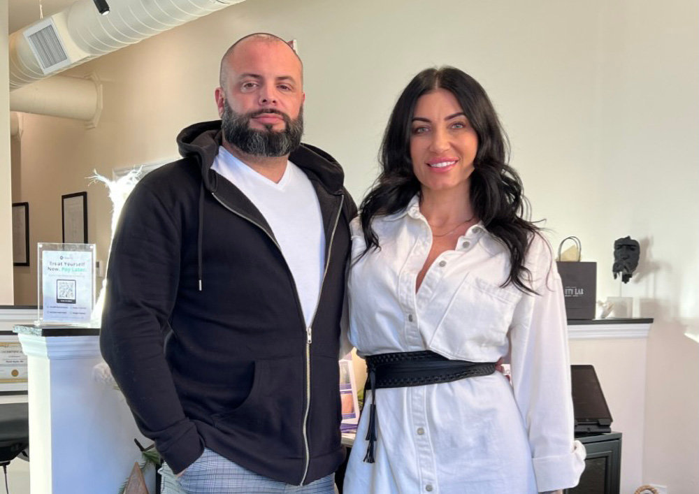 [L-R] Adam Fanning and Randi Quick, owner of Hudson Valley Beauty Lab & Medi Spa.