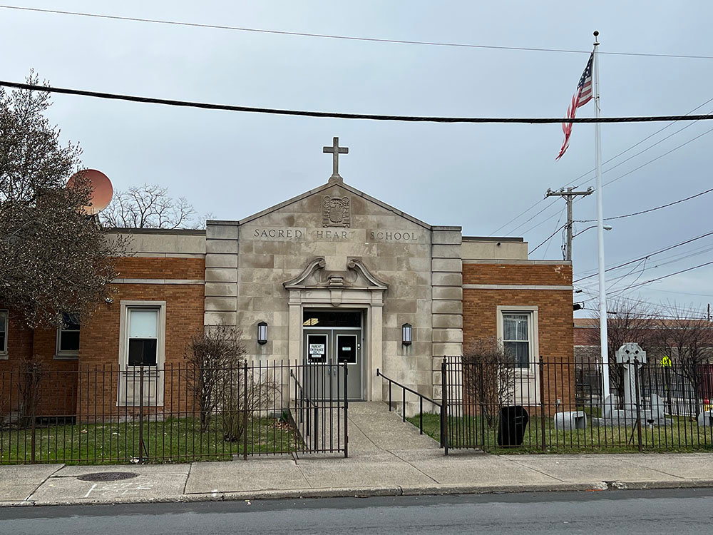 The former Sacred Heart School is now utilized by the Newburgh Enlarged City School District to serve students above the normal high school graduation age.