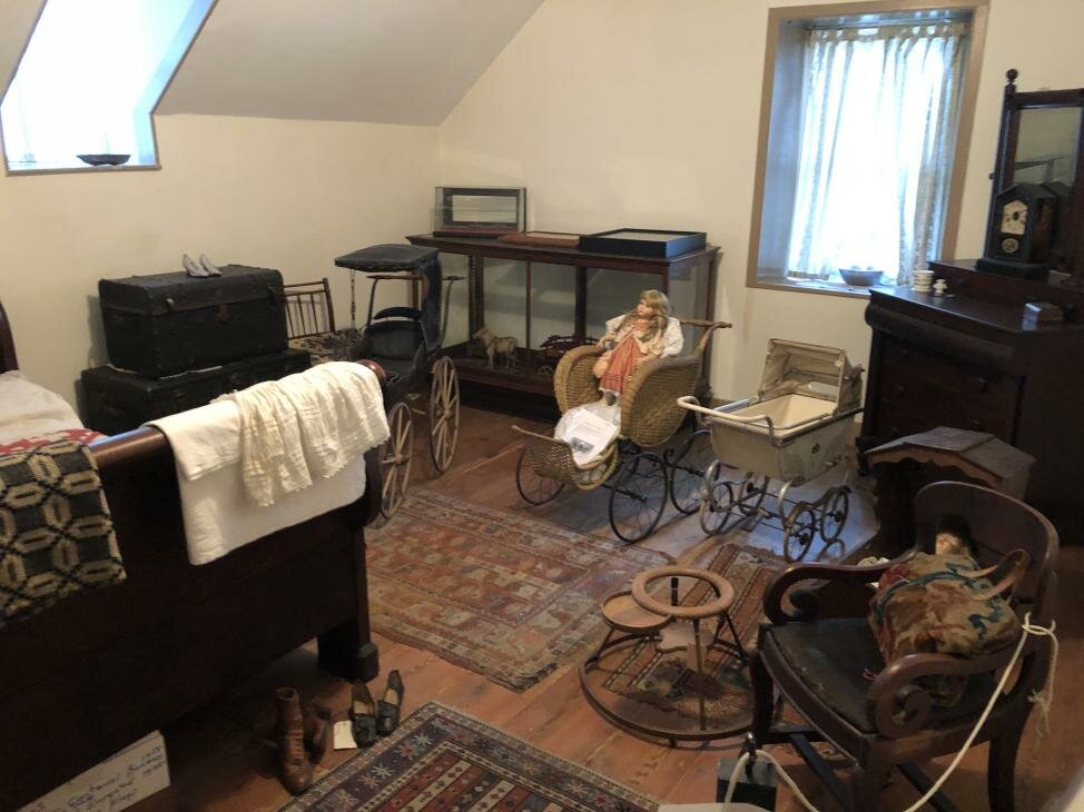 Various rooms of the Jacob T. Walden House.