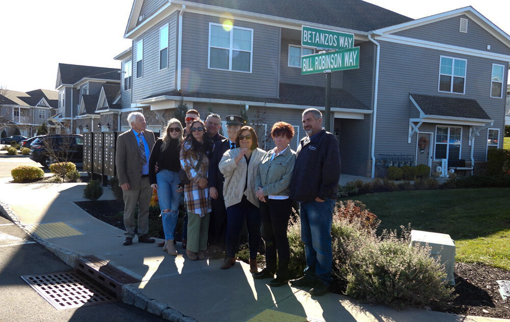 Two streets are dedicated in the Meadow Winds Development.