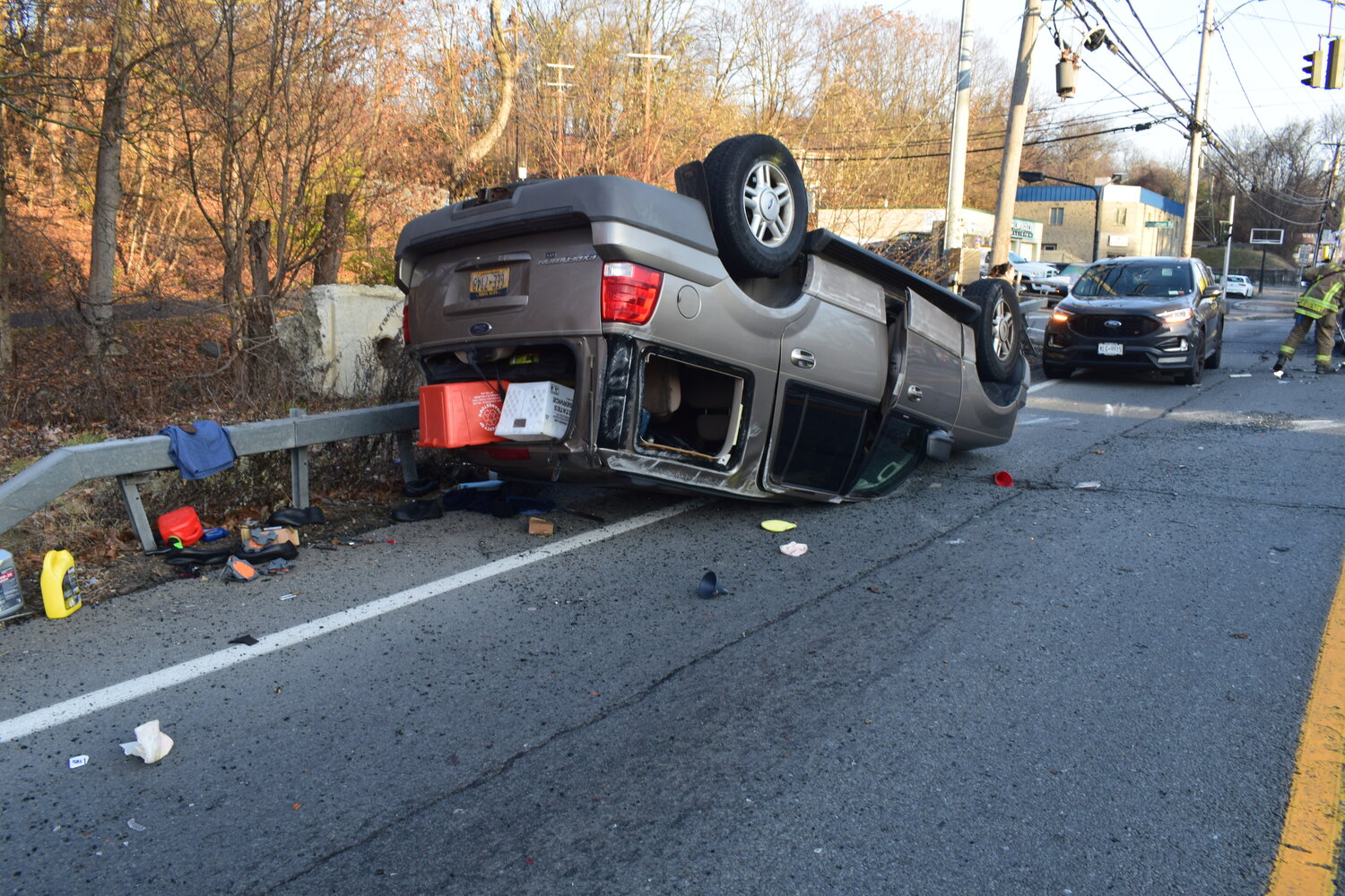 Police and Town of Newburgh EMS responded to a two-car accident early Friday, at the intersection of Route 9W and Fostertown Road